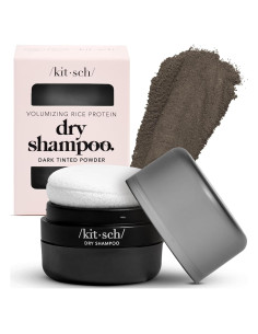 Polvo de Champú Seco Kitsch 8g para Cabello Oscuro - Sin Fragancia, Voluminizador, Orgánico