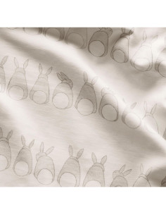 Sábana Ajustable para Cuna Boll & Branch Cottontail 100% Algodón 2