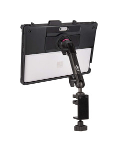 Soporte C-Clamp MagConnect The Joy Factory + Funda aXtion Edge para Surface Go