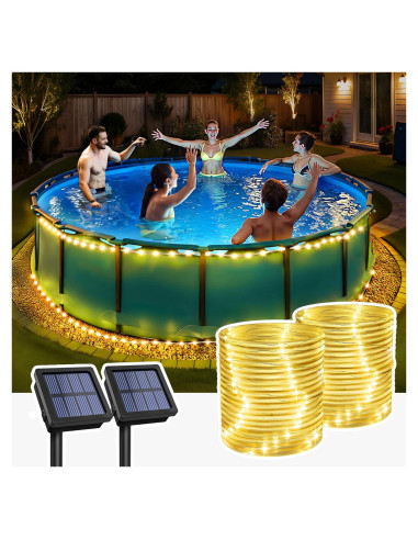 Luces de Cuerda Solares GIGALUMI 200 LEDs 21.8 m IP65