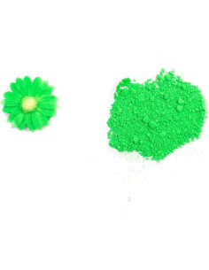 Polvo Comestible Neon Green Glow In The Dark 4g Sunflower 2