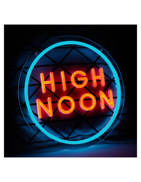 Luz de Neón Rosa WonderfulLife 40.6x30.5 cm USB para Bar