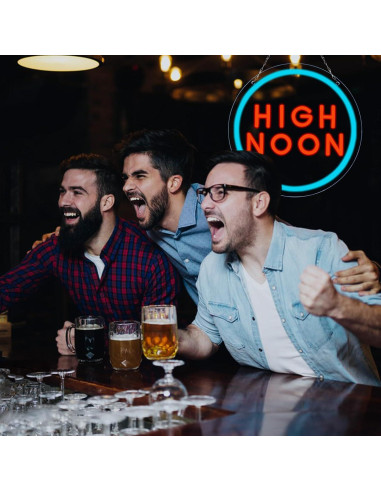 Luz de Neón Rosa WonderfulLife 40.6x30.5 cm USB para Bar