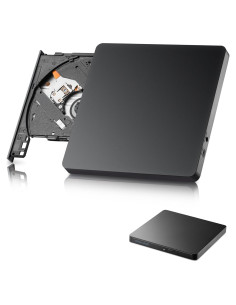 Unidad Externa de CD/DVD MAHAHUM USB 3.0 y USB-C 360g