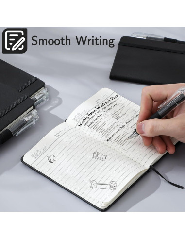 Cuadernos de Bolsillo NETANY A6 - 4 Piezas, 416 Páginas