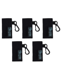 Soporte de Bálsamo Labial Beautyflier Negro 5 Piezas