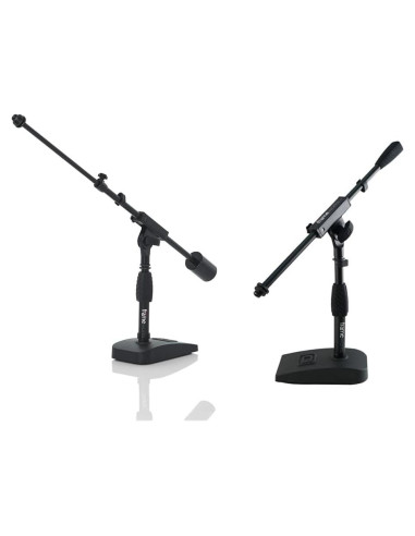 Soportes de Micrófono Gator Frameworks con Base Pesada y Brazo Telescópico