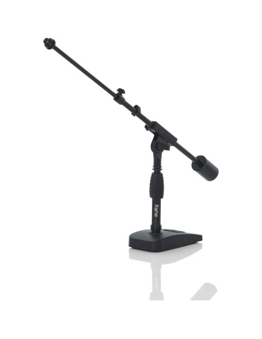 Soportes de Micrófono Gator Frameworks con Base Pesada y Brazo Telescópico