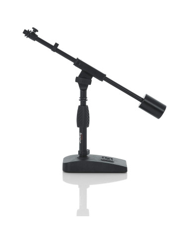 Soportes de Micrófono Gator Frameworks con Base Pesada y Brazo Telescópico