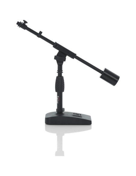 Soportes de Micrófono Gator Frameworks con Base Pesada y Brazo Telescópico Soportes de Micrófono Gator Frameworks con Base Pesada y Brazo Telescópico
