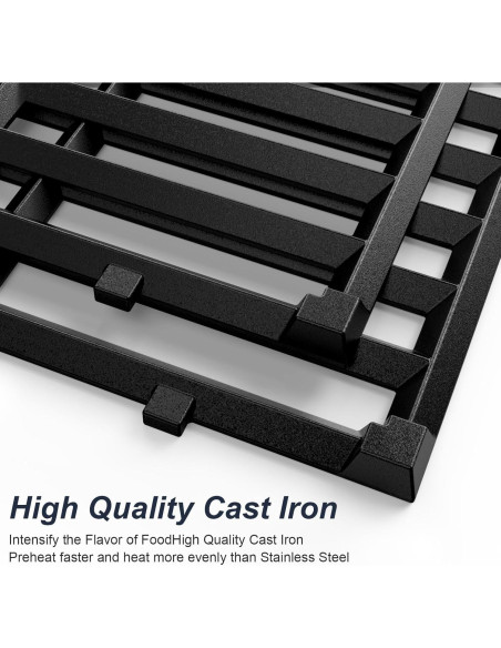 Rejillas de Parrilla Uniflasy para Weber Spirit 7637 - 2 Piezas