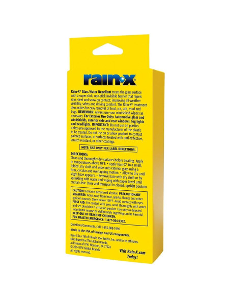 Rain-X Repelente de Agua para Cristales 207 ml - Paquete de 12