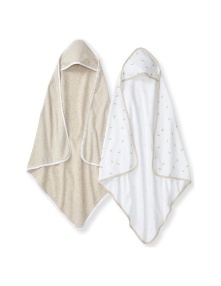 Toallas con Capucha Burt's Bees Baby - 100% Algodón Orgánico, 73.66 cm