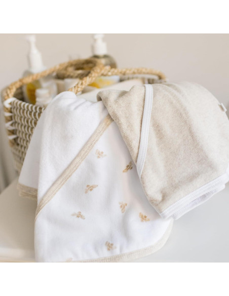 Toallas con Capucha Burt's Bees Baby - 100% Algodón Orgánico, 73.66 cm