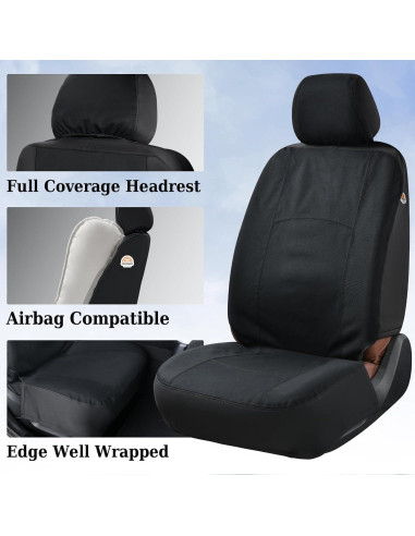 Cubiertas de Asiento de Coche Coverado SHUF03 Universales 2-Pack