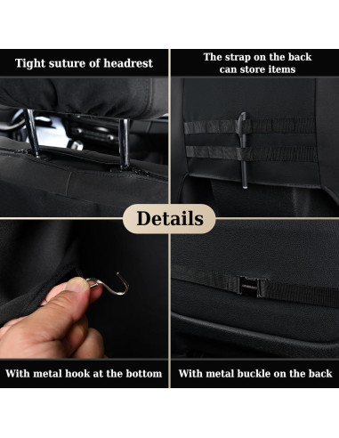 Cubiertas de Asiento de Coche Coverado SHUF03 Universales 2-Pack