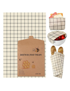 Envoltura Reutilizable de Cera de Abeja Mindsoft 43x58 cm Clásica