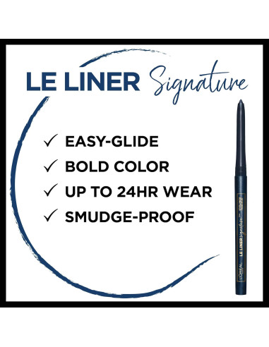 Lápiz de Ojos Mecánico L'Oréal Paris Le Liner Jersey Azul 0.311 g