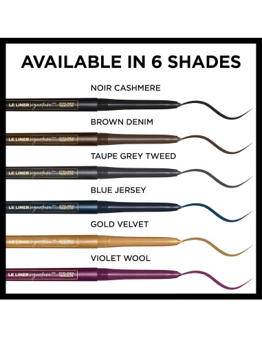 Lápiz de Ojos Mecánico L'Oréal Paris Le Liner Jersey Azul 0.311 g