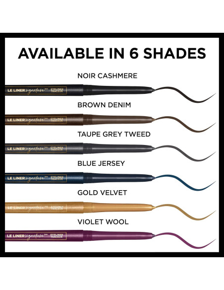 Lápiz de Ojos Mecánico L'Oréal Paris Le Liner Jersey Azul 0.311 g