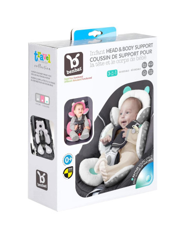 Almohada de Soporte Total para Bebés Benbat TS - Blanco