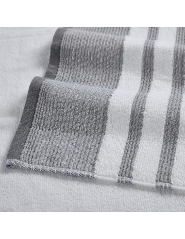 Conjunto de Toallas Modern Threads 6 Piezas Algodón Carbón