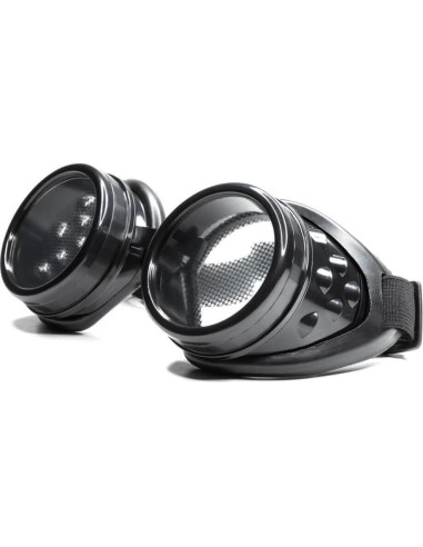 Gafas de Difracción GloFX Corazón Negro - Efecto 3D para Rave