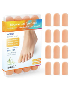 MasterMo 12 Capsulas de Gel para Dedo Gordo - Protección y Alivio