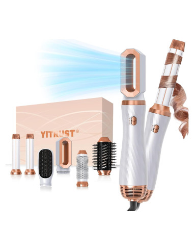 Cepillo Secador 6 en 1 Yitrust, Estilizador de Aire Caliente