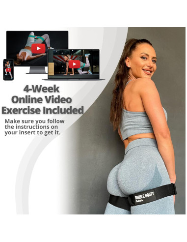 Bandas de Restricción Sanguínea BFR PeoBeo para Glúteos