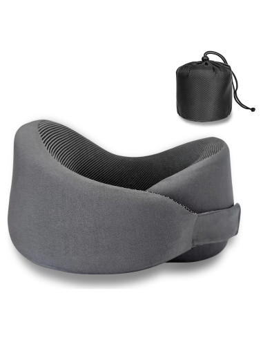 Almohada de Viaje Ajustable Waadiot VTP01DG Espuma de Memoria