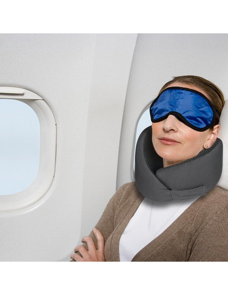 Almohada de Viaje Ajustable Waadiot VTP01DG Espuma de Memoria Almohada de Viaje Ajustable Waadiot VTP01DG Espuma de Memoria