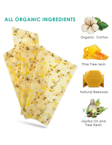 Envoltura de Cera de Abeja Ecológica 33x100 cm SOFTMED