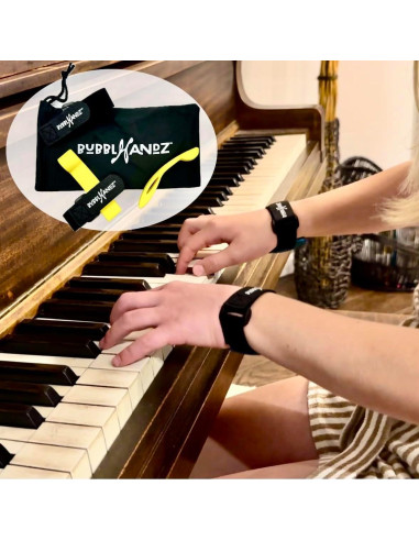 Entrenador de Postura de Mano para Piano Amarillo Extra Pequeño