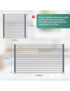 Escurridor de Platos Plegable Hobychild 57.9 x 43.9 cm Antideslizante 2