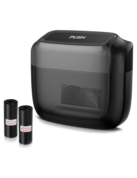 Basurero para Auto MOTORBUDDY con Tapa y 30 Bolsas - Negro