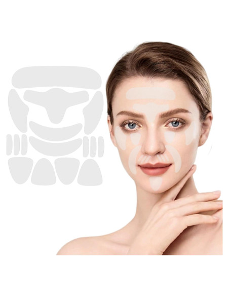 Parches Faciales de Silicona Ideal Swan 16PCS para Arrugas Parches Faciales de Silicona Ideal Swan 16PCS para Arrugas