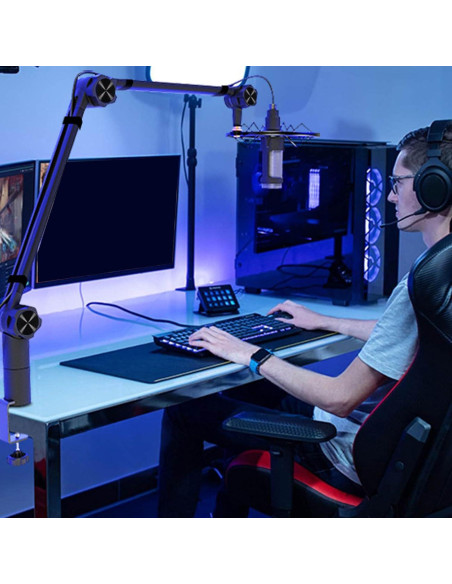 Soporte de Micrófono Boom Arm TOPINCN Ajustable 1.86 kg Soporte de Micrófono Boom Arm TOPINCN Ajustable 1.86 kg