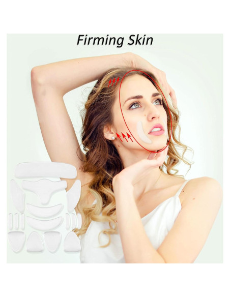 Parches Faciales de Silicona Ideal Swan 16PCS para Arrugas Parches Faciales de Silicona Ideal Swan 16PCS para Arrugas