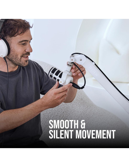 Brazo de Estudio Rode PSA1+ Blanco con Cable XLR 3.05m Brazo de Estudio Rode PSA1+ Blanco con Cable XLR 3.05m