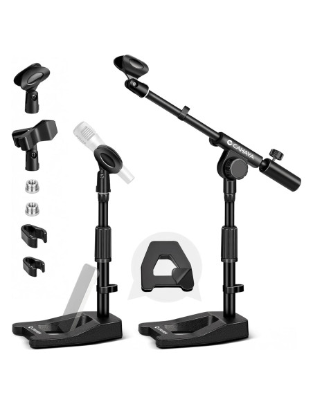 Soporte de Micrófono CAHAYA Ajustable de Escritorio 2 en 1 Soporte de Micrófono CAHAYA Ajustable de Escritorio 2 en 1