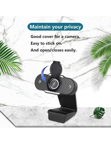 Tapa de Lente para Webcam Gelrhonr HD Pro C920 C922 C930e 2PCS