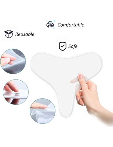 Parches Faciales de Silicona Ideal Swan 16PCS para Arrugas