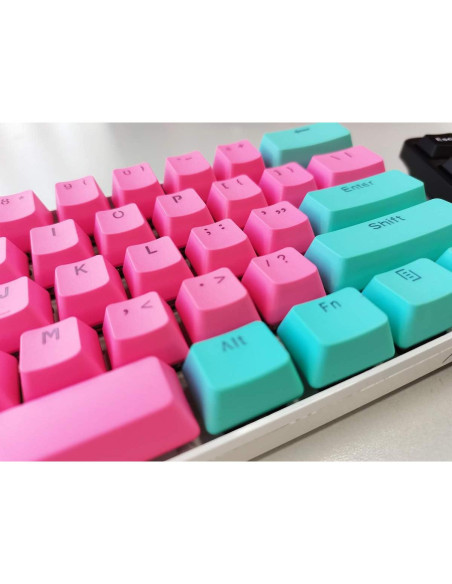 Juego de Teclas PBT Retroiluminadas Guffercty kred 61 Teclas