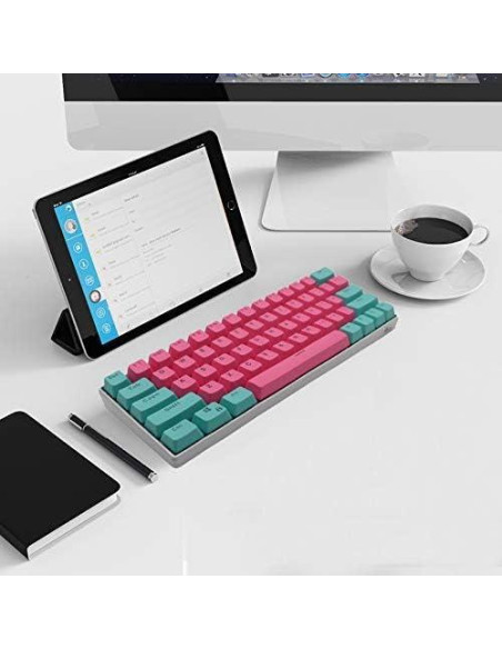 Juego de Teclas PBT Retroiluminadas Guffercty kred 61 Teclas