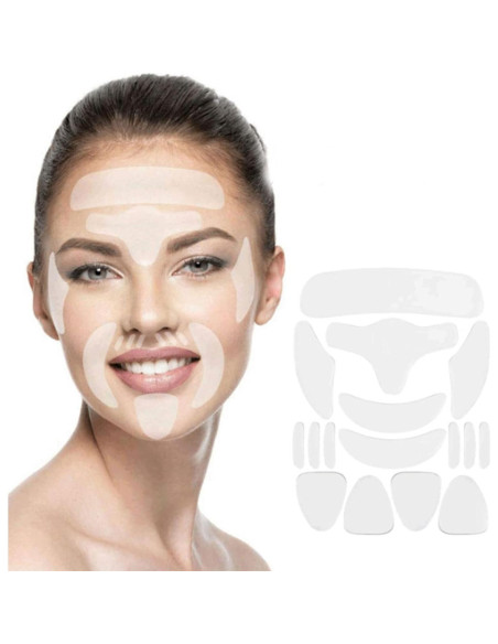 Parches Faciales de Silicona Ideal Swan 16PCS para Arrugas Parches Faciales de Silicona Ideal Swan 16PCS para Arrugas