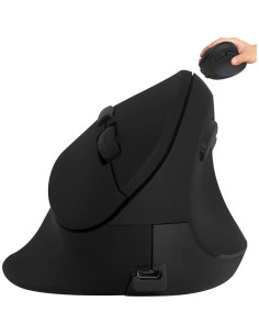 Ratón Vertical Ergonómico Inalámbrico Share Sunshine Rosa 1600 DPI 2