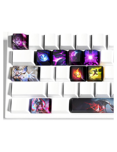 Conjunto de Teclas PBT para Teclados Mecánicos MX Morgana 12 Piezas