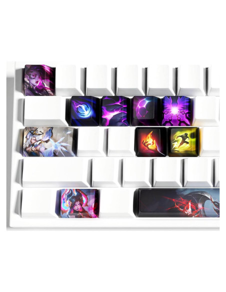 Conjunto de Teclas PBT para Teclados Mecánicos MX Morgana 12 Piezas