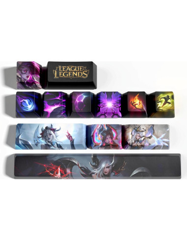 Conjunto de Teclas PBT para Teclados Mecánicos MX Morgana 12 Piezas